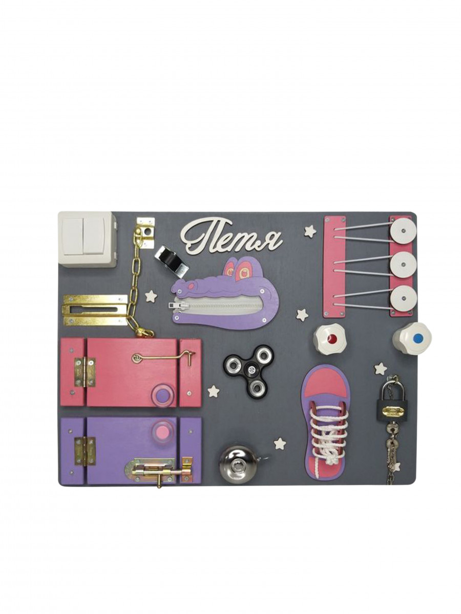 Sensory busy board for children 50/40 cm BZ011